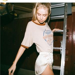 Limited edition Silk Joah brown shorts